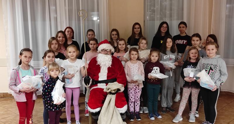 Święty Mikołaj w Gminnych Grupach Tanecznych w Wysokim